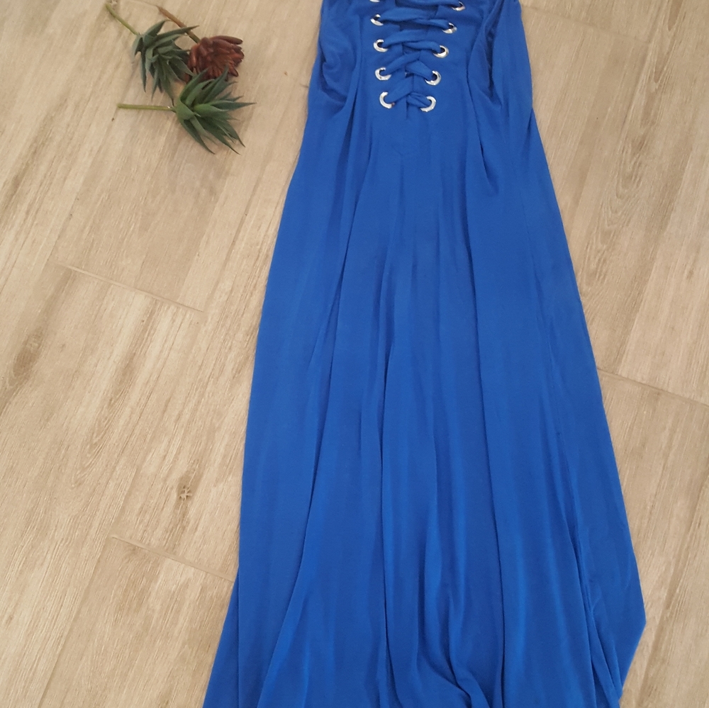 Royal blue summer dress